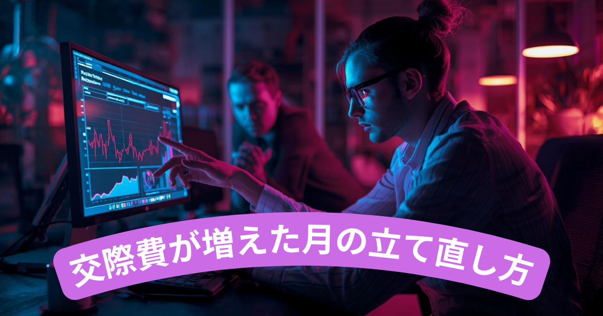 交際費が増えた月の立て直し方